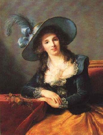 elisabeth vigee-lebrun Portrait of Antoinette-Elisabeth-Marie d'Aguesseau, comtesse de Segur oil painting image
